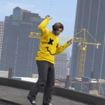 NYC Yellow Happy Dose Smiley Sweater (The Kid LAROI) 1.0