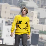 NYC Yellow Happy Dose Smiley Sweater (The Kid LAROI) 1.0