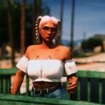 Off Shoulder Top for MP Female 1.0