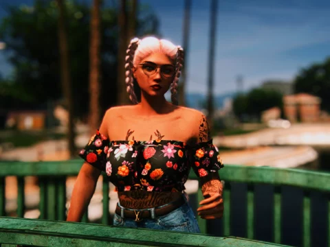 Off Shoulder Top for MP Female 1.0