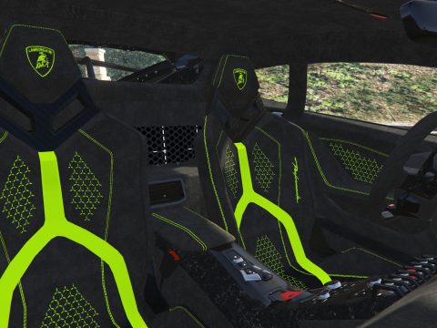 Original Lamborghini Interior stitching colors for Ying's Huracan Performante. 1.2
