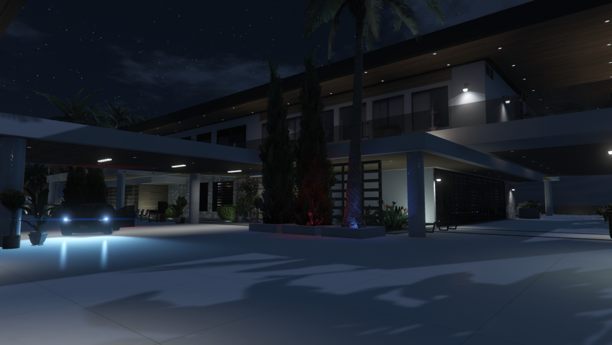 Outdoor Lights for Malibu Mansion [YMAP] 1.1 – GTA 5 mod