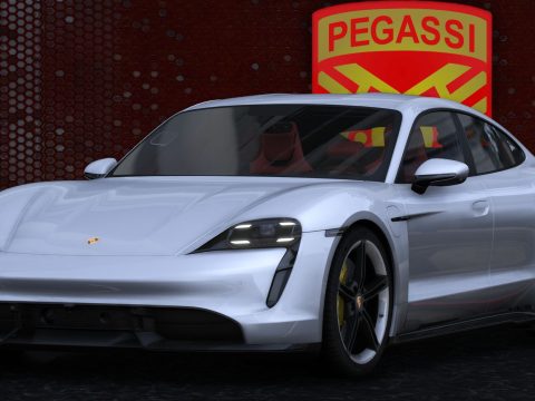 Porsche Taycan Turbo S 2020 [Add-on/ Animated Dials/ Animated Spoiler] V1.0