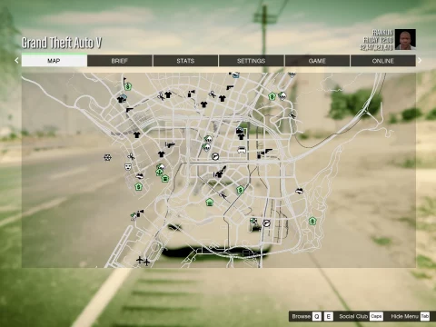Racing Style Map 16k (N.F.S., Forza Horizon, The Crew, etc.) with Radar 1.0