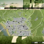 Map of Liberty City - with street names by roset03 on DeviantArt