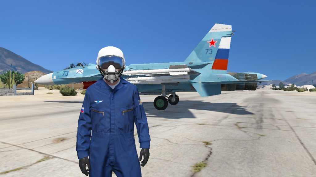 Russian pilot Michael 1.0 