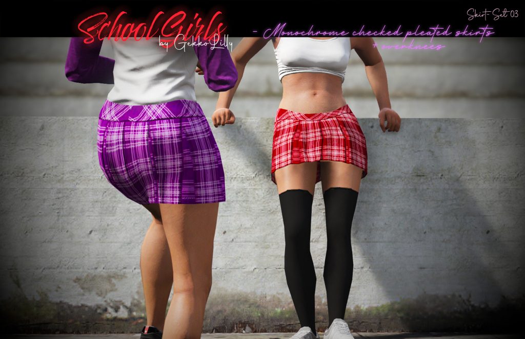 School Girls - skirt + overknees for MP Female 1.0