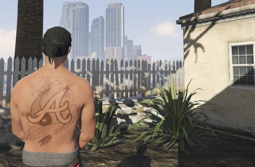 Skull Surfer tattoo replace for MP Male 1.0