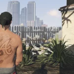 Skull Surfer tattoo replace for MP Male 1.0
