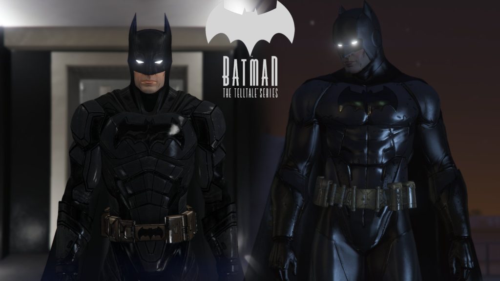 Batman: The Telltale Series W/Cloth & Metallic Works W/The Batman Script (Addon-Peds)