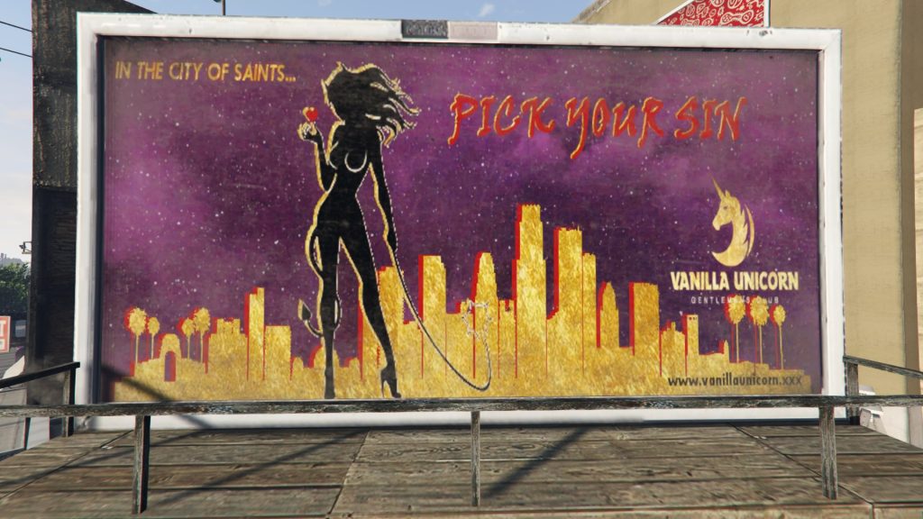 Vanilla Unicorn Billboard Ad 1.1