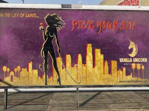 Vanilla Unicorn Billboard Ad 1.1