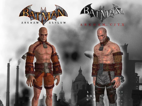 Victor Zsasz Arkham Asylum and Arkham City