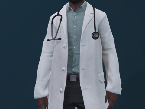 White Lab Coat for MP Male/Female 1.0