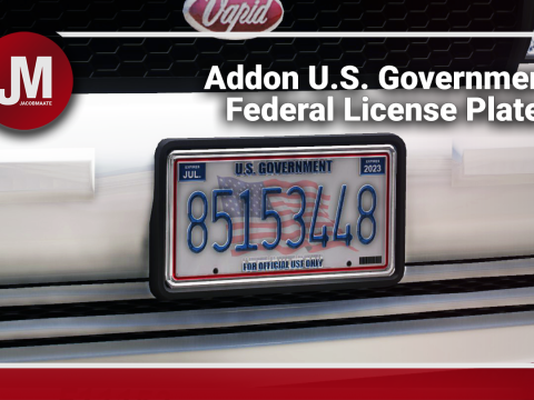 Addon U.S. Government Federal License Plates 1.0