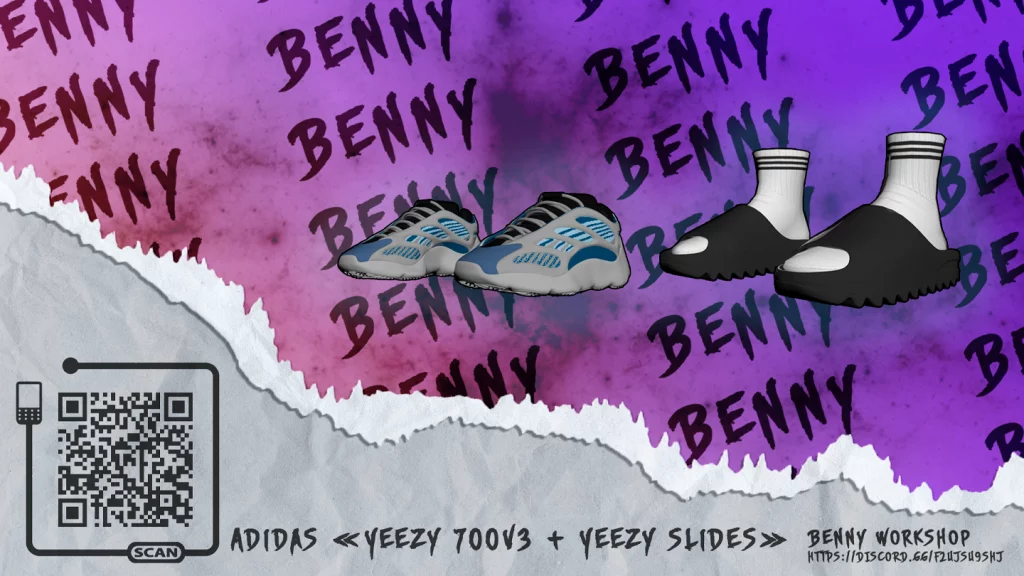 Adidas Yeezy Boost 700 v3 + Yeezy Slides for MP Male v 1.0