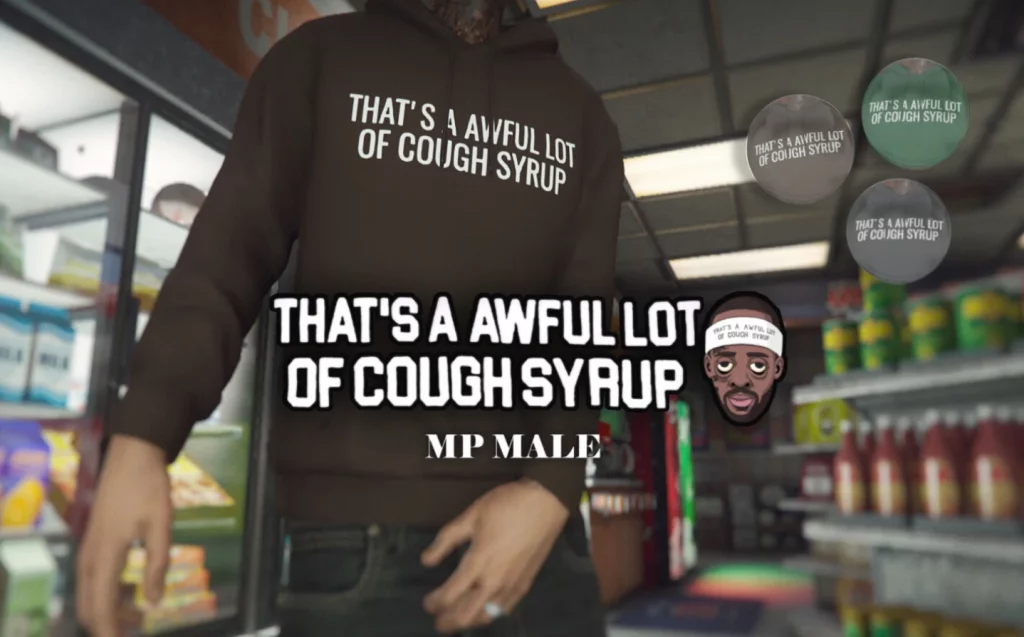 Awful Lot Of Cough Syrup Hoodie | MP Male 1.0