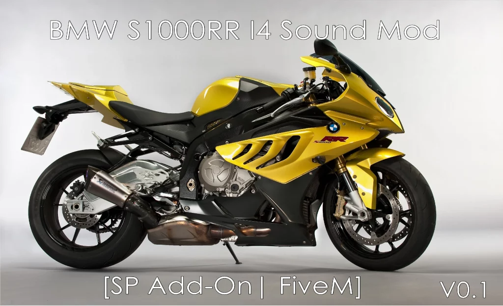 BMW S1000RR I4 Sound Mod [SP Add-On | FiveM] V0.1