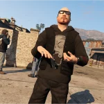 Biker vest+hoodie attached from lost mc ped