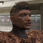 Black neck Face Tattoo for MP Male/Fivem