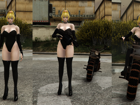 Bowsette Normal [Add-On Ped / FiveM]