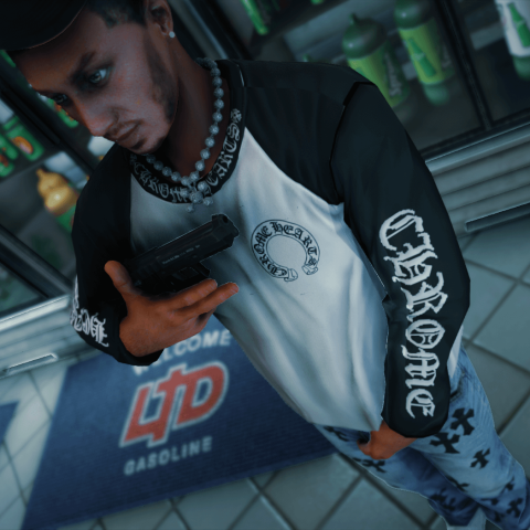 Chrome Hearts Baseball Shirts 1.0 – GTA 5 mod