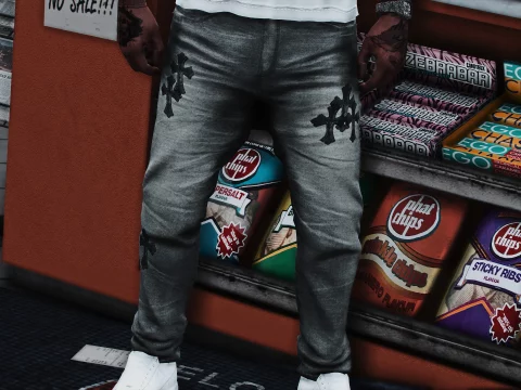 Chrome Hearts Pack for Slightly Sagged Jeans MP Male 1.0