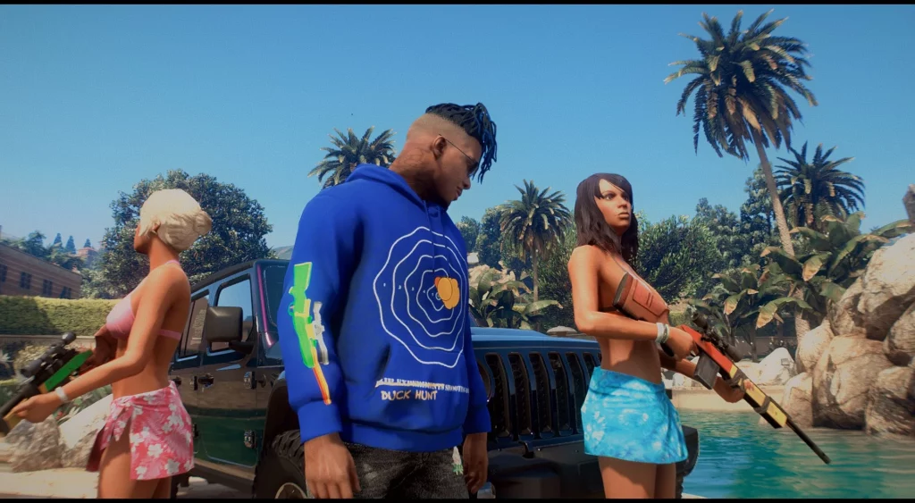 Drip Experiments Duck Hunt Hoodie For Franklin V 1