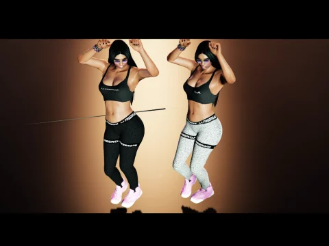 Gym Mp Female Ped High Poly + LA Outfit
