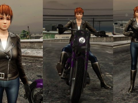Kasumi Biker [Add-On Ped / FiveM]