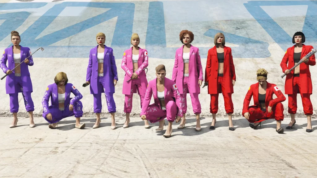 Ladies Tokkofuku Japanese Girls Gang Uniform for MP Female [Replace] SUKEBAN 1.0