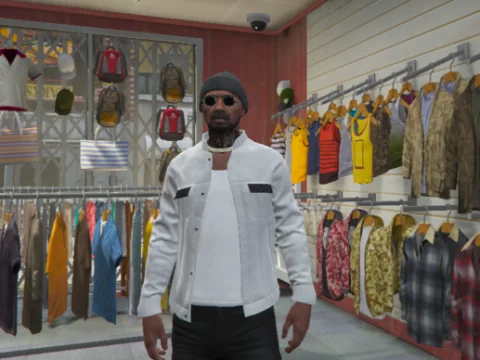 Leather Jacket for mp male 1.0