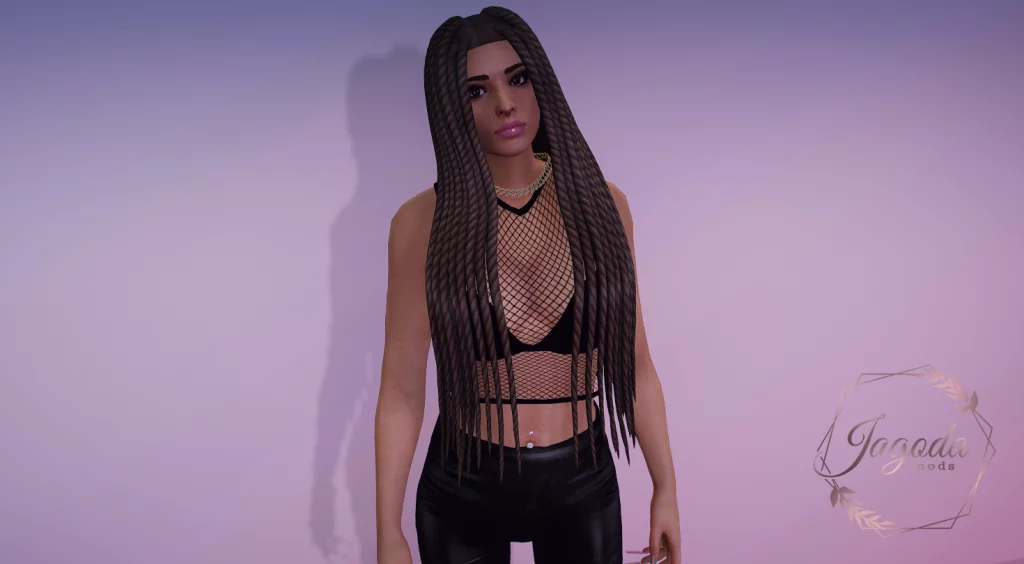 Long braids hairstyle for MP Female