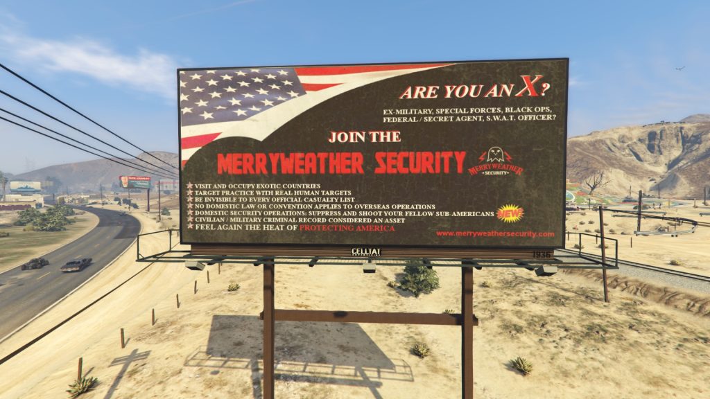 Merryweather Security Billboard Ad 1.0