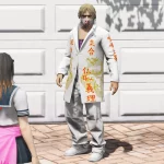 Nanba MG5 Toppuku Japanese Gang Uniform for MP Male [Replace] 1.0