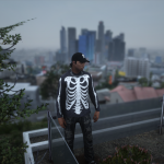 Saint Laurent Skeleton Wool Sweater for MP Male 1.0