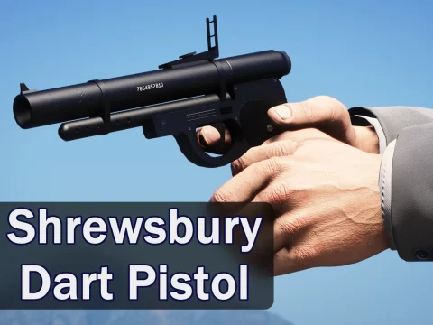 Shrewsbury Dart Pistol [SP / FiveM | Add-On | HUD Icon] 1.0