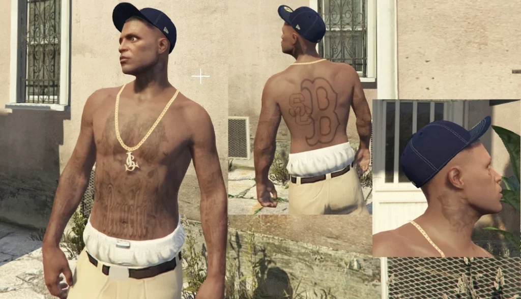 South Rancho Ballas tattoo for MP Male 1.0