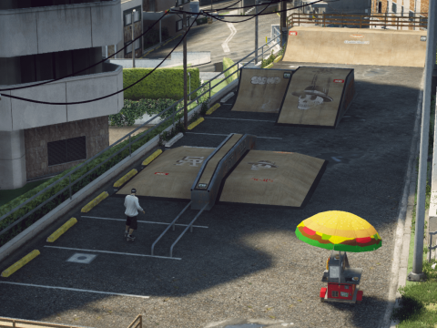 Vinewood skate park [SP/Fivem] 1.1
