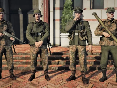 WW2 Late War SS uniforms for Mp Male 1.0