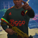 Ajax Third Shirt 2021-2022 Ryan Gravenberch (Franklin) 1.0