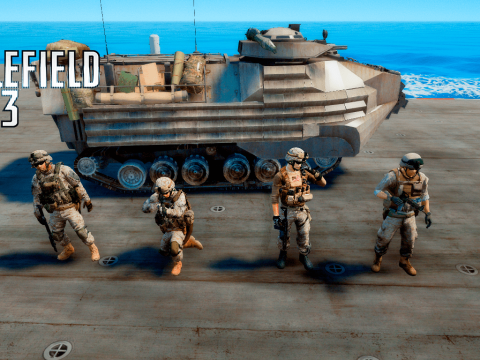 Battlefield 3 Us Marine Corps Full Pack [ Add-on Peds] 1.0