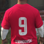 Bayern Monaco Shirt 2021-2022 Bundesliga Lewandowski (Franklin) 1.0