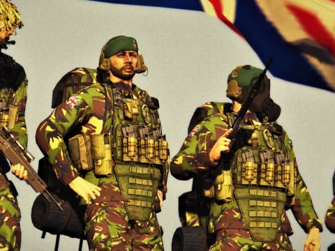 British Military DPM camo (Retexture) V3.0