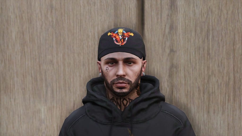 Cap Black Thunderdome Color [Freemode Male]