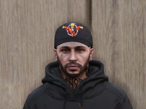 Cap Black Thunderdome Color [Freemode Male]