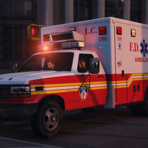 LC/FDLC EMS Retro Vapid Ambulance Texture Pack 1.0 – GTA 5 mod