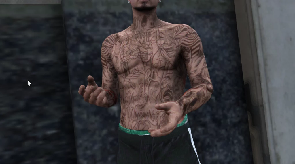 Full Body Tattoo for MP Male V1