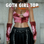 Goth girl top for mp Female