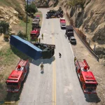 Gta 5 Accident On Road 0.1